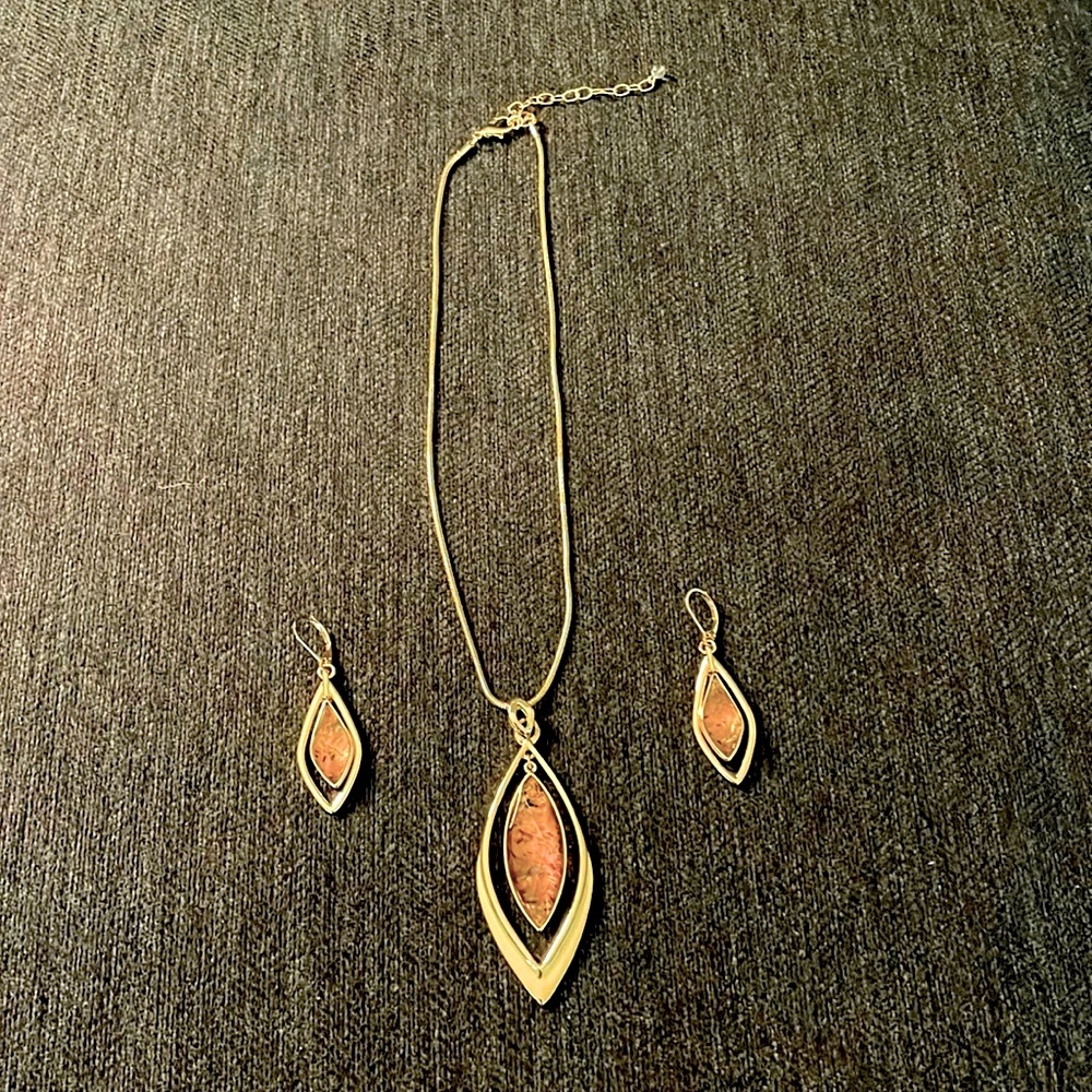 Necklace and Earrings